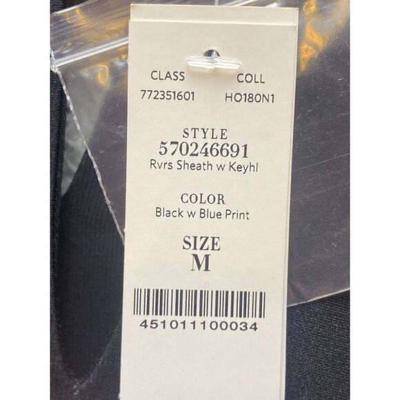 White House Black Market Dress Women Medium AOP Flower Boho Sheath MSRP $110 NWT - Picture 4 of 13